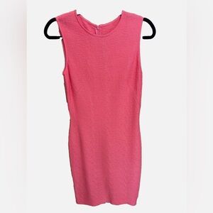 Women's St. John Pink Wool Blend Dress - Size 2